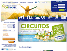 Tablet Screenshot of centraldereservas.cntravel.es